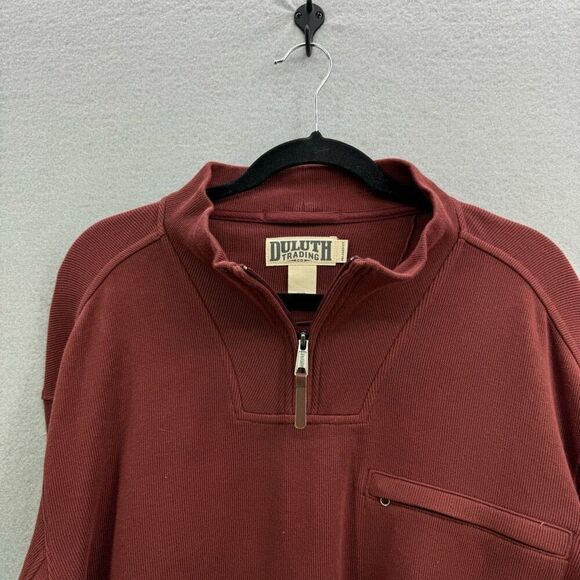 Duluth NWOT Men's Class Act Rib 1/4 Zip Mock size XXL - Picture 5 of 12